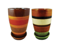 Trendspot 6 in. H x 6 in. W Ceramic Pot Multicolored (Pack of 4)