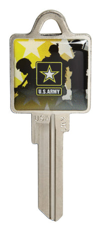 Hy-Ko  Army  House/Padlock  Key Blank  KW1  Single sided For House