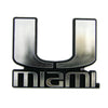 University of Miami Plastic Emblem