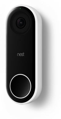 Google Nest White Metal/Plastic Wireless Video Doorbell