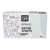 Better Life Dryer Sheets - Unscented - Case of 6 - 80 count