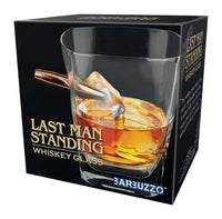 Barbuzzo Last Man Standing Bullet Whiskey Glass Aluminum 1 pk