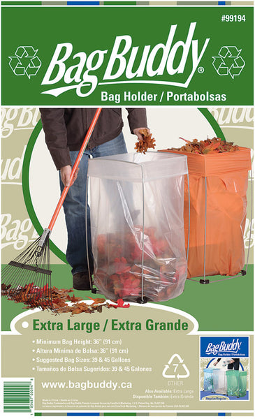 Easy-Bagger High Plastic Lawn / Leaf Bag Holder, 28-In.