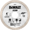 DeWalt High Performance 4 in. D X 5/8 in. Diamond Wet/Dry Tile Blade 1 pc