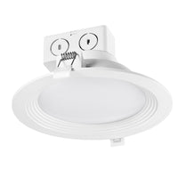 Globe Electric White 6 in. W Plastic LED Recessed Light 65 watts