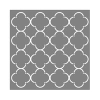 Americana Decor Mod Quatrefoil Stencil, 12 x 12-In. (Pack of 3)