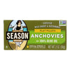 Season Flat Anchovies In Olive Oil - Case of 12 - 2 OZ