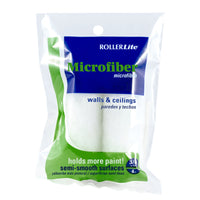 RollerLite Microfiber 4 in. W X 3/8 in. Mini Paint Roller Cover Refill 2 pk