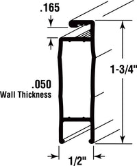 Prime-Line Patio Screen Door Frame Kit Extruded 37" X 98" X 1-3/4" Aluminum White Finish