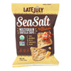 Late July Snacks Tortilla Chips - Sea Salt By The Seashore - Case of 24 - 1.5 oz.