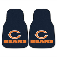 NFL - Chicago Bears Carpet Car Mat Set - 2 Pieces