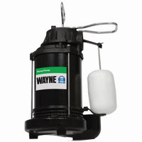 Wayne 1/3 HP 4,600 gph Thermoplastic Vertical Float Switch AC Submersible Sump Pump