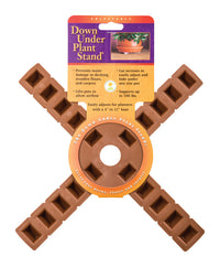 Down Under Decksaver Terracotta Plastic UV-Resistant Planter Trivet 1 H x 12 W x 12 D in.