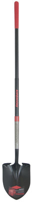 Razor-Back Steel blade Fiberglass Handle 9.5 in.   W X 62.25 in.   L Round Point Shovel