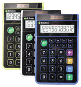 Datexx DD-612 Hybrid Desk 8 Digit Calculator Assorted Colors