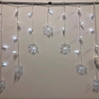 Celebrations LED Micro Cool White 28 ct Icicle Christmas Lights