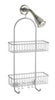 iDesign Classico 26 in. H X 5.25 in. W X 12 in. L Silver Shower Caddy