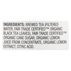 Honest Tea Tea - Organic - Lori's Lemon - Case of 8 - 59 fl oz