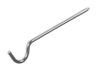 Kenney  Chrome  Silver  Curtain Rod Support Hook  2 in. L