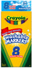 Crayola 58-7809 Washable Thinline Marker 8 Count