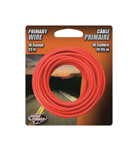 Coleman Cable  33 ft. 18 Ga. Primary Wire  Red