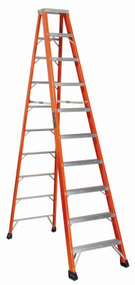 10-Ft. Heavy Duty Step Ladder, Fiberglass, Type IAA, 375-Lb. Duty Rating