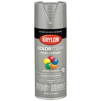 COLORmaxx Spray Paint, Castle Rock, Gloss, 12-oz.