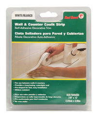 Red Devil 0155 7/8" X 12' White Wall & Counter Caulk Strip