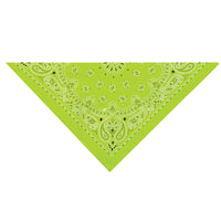 TOP PERFORMANCE Light Green Paisley Bandana