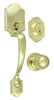 Ultra Hardware Plus Matches Valley Forge Polished Brass Entry Handleset 1-3/4 in.