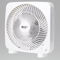 Comfort Zone 9 in. H 2 speed Box Fan