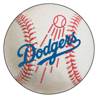 MLB - Los Angeles Dodgers Script Baseball Rug - 27in. Diameter