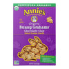 Annie'S Homegrown Bunny Grahams Chocolate Chip - Case Of 12 - 7.5 Oz