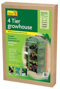 Gardman 7610 2'3" X 1'6" X 5'3" Four Tier Greenhouse                                                                                                  