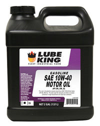 Gasoline Motor Oil, 10W-40, 2-Gallons