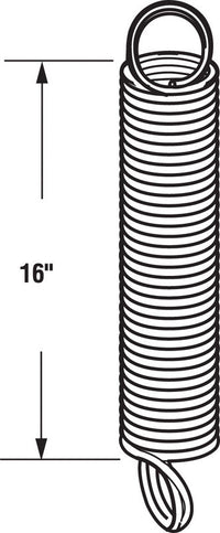 Prime-Line  16 in. L 170 lb. Garage Door Spring