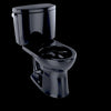 TOTO® Drake® II Two-Piece Round 1.28 GPF Universal Height Toilet, Ebony - CST453CEF#51