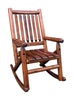 Leigh Country Amber-Log Brown Wood Frame Rocking Chair