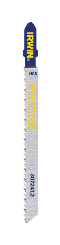 Irwin  Marathon  4 in. Carbon Steel  T-Shank  Jig Saw Blade  10 TPI 1 pk