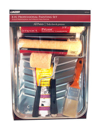 Linzer  Synthetic Lambskin  9 in. W x 3/8 in.  Paint Roller Kit  8 pc.