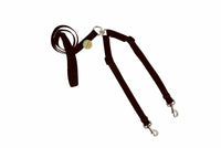 Take Two 2-Dog Leash/Coupler, Black, 5/8 x 60-70-In.