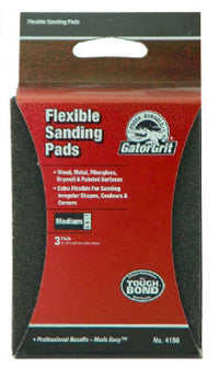 Sanding Pad, 100-Grit, 3 x 4-In., 3-Pk. (Pack of 5)