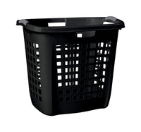 Sterilite Black Plastic Laundry Basket (Pack of 4)