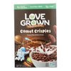 Love Grown Foods Chocolate Comet Crispies - Case of 6 - 9.5 oz.