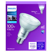 Philips acre PAR 30L E26 (Medium) LED Bulb Daylight 100 Watt Equivalence 1 pk