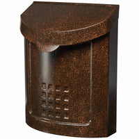 Gibraltar Mailboxes Lockhart Decorative Galvanized Steel Wall Mount Copper Mailbox