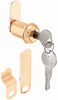 1-1/8-Inch Brass Drawer/ Cabinet Lock