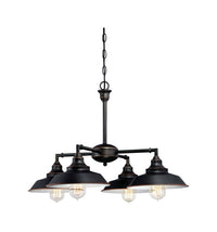 Westinghouse  Iron Hill  Oil Rubbed Bronze  Brown  4 lights Chandelier