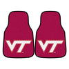 Virginia Tech Carpet Car Mat Set - 2 Pieces