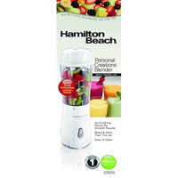 Hamilton Beach White Metal/Plastic Blender 14 oz 1 speed